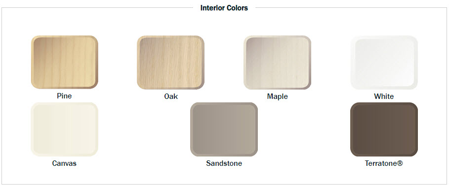 Specialty Replacement Windows Interior Colors